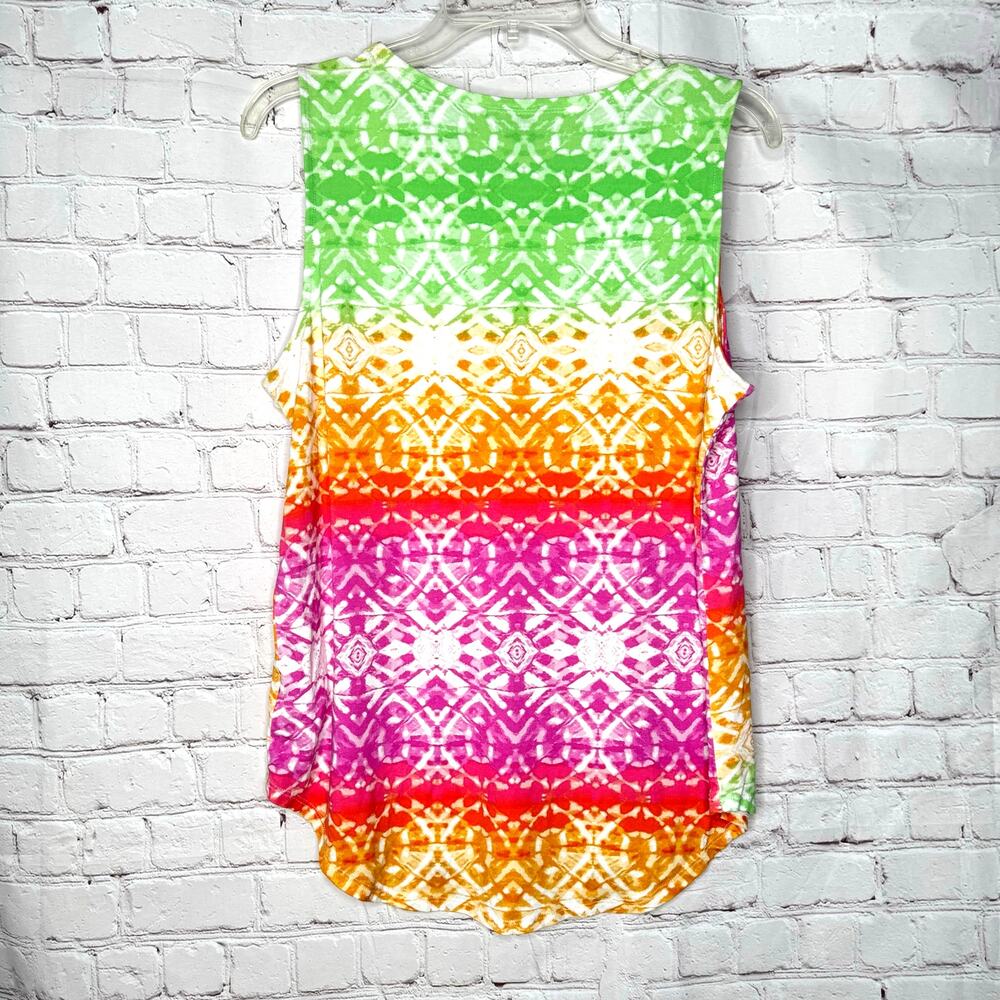 Cupio Wms Xl Bright Multicolored Geometric Sleeve… - image 2